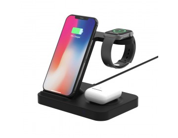 Tech-Protect A11 3w1 MAGNETIC MAGSAFE WIRELESS CHARGER czarny