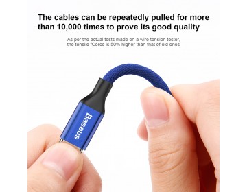 Baseus kabel Yiven USB Lightning 1,8 m 2A niebieski