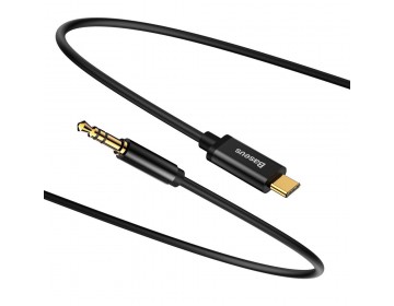 Baseus kabel audio Yiven M01 USB-C jack 3,5 mm 1,2 m czarny