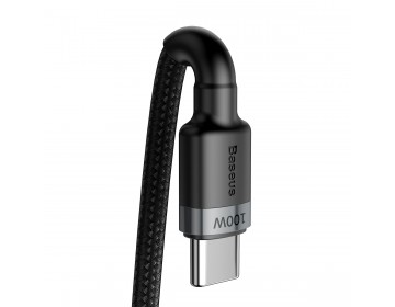 Baseus kabel Cafule PD USB-C USB-C 2,0 m 5A szaro-czarny 100W