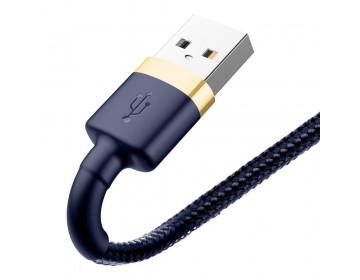 Baseus kabel Cafule USB Lightning 1,0 m 2,4A złoto-niebieski
