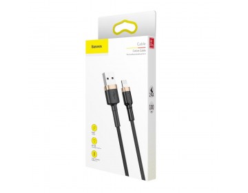 Baseus kabel Cafule USB Lightning 1,0 m 2,4A złoto-czarny