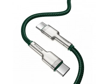 Baseus kabel Cafule Metal USB-C USB-C 2,0 m zielony 100W
