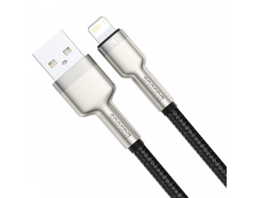 Baseus kabel Cafule Metal USB Lightning 2,4A 0,25 m czarny