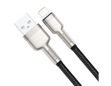 Baseus kabel Cafule Metal USB Lightning 2,4A 1,0 m czarny