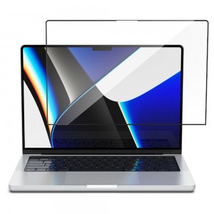 Spigen szkło hartowane Glass FC do MacBook Pro 14 2021 2022 czarne