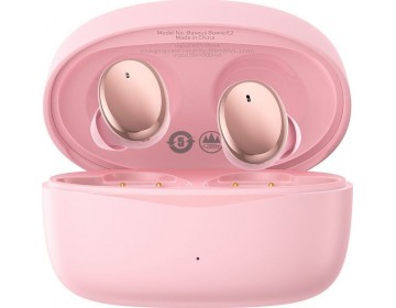 Baseus słuchawki bezprzewodowe/bluetooth TWS True Wireless Bowie E2 różowe NGTW090004
