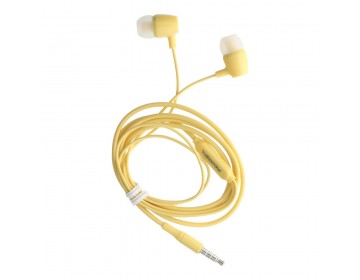 Pavareal zestaw słuchawkowy/słuchawki z mikrofonem Jack 3,5mm PA-E67 zółte