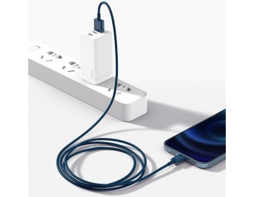Baseus kabel USB do Apple Lightning 8-pin 2,4A Superior szybkie ładowanie CALYS-A03 1 metr niebieski