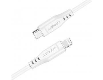 Acefast kabel Typ C do Lightning 8-pin MFI 3A PD30W C3-01 1,2m biały