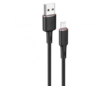 Acefast kabel USB A do Lightning 8-pin MFI 2,4A C2-02 silicone 1,2m czarny