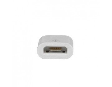 Adapter ładowarki micro USB na Lightning Biały