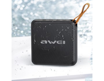 Awei Głośnik Bezprzewodowy bluetooth Y119 mini TWS wodoodporny IPX6 czarny