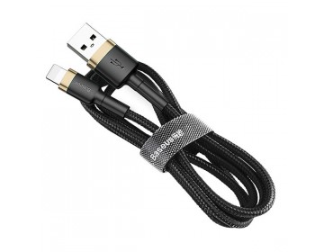Baseus Kabel Cafule USB na Lightning 1,5A 2 metry CALKLF-CV1 czarno-złoty