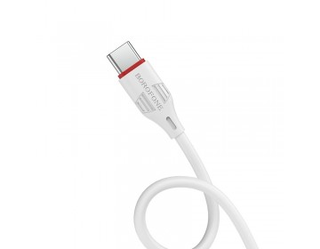 Borofone Kabel BX17 Enjoy USB na Typ C 2A 1 metr biały