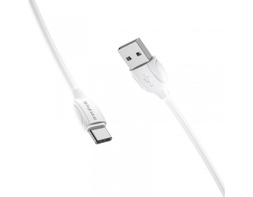 Borofone Kabel BX19 Benefit USB na Typ C 3A 1 metr biały
