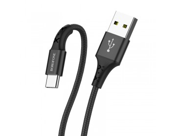 Borofone Kabel BX20 Enjoy USB na Typ C 2A 1 metr czarny