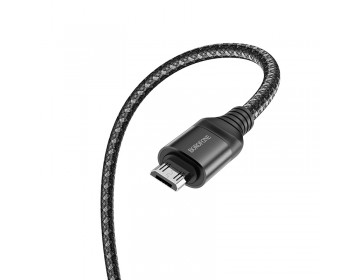 Borofone Kabel BX56 Delightful USB na micro USB 2,4A 1 metr czarny