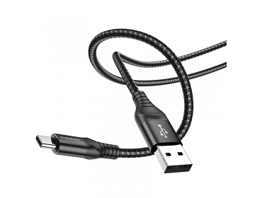 Borofone Kabel BX56 Delightful USB na Typ C 3A 1 metr czarny