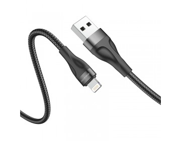 Borofone Kabel BX61 Source USB na Lightning 2,4A 1 metr czarny