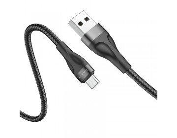 Borofone Kabel BX61 Source USB na micro USB 2,4A 1 metr czarny
