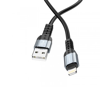 Borofone Kabel BX64 Special Silicone USB na Lightning 2,4A 1 metr czarny