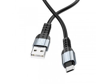 Borofone Kabel BX64 Special Silicone USB na micro USB 3A 1 metr czarny