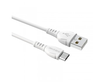 Borofone Kabel BX51 Triumph USB na micro USB 2,4A 1 metr biały
