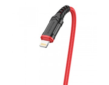 Borofone Kabel BX67 USB na Lightning 2,4A 1 metr czerwony