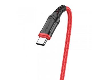 Borofone Kabel BX67 USB na Typ C 3A 1 metr czerwony