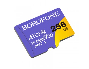 Borofone Karta pamięci MicroSD 256GB SDXC U3 Class10 100MB/s