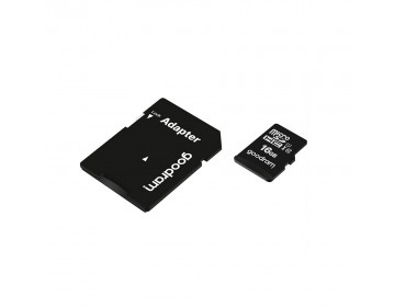 Karta pamięci micro sd GOODRAM 16GB z adapterem UHS I CLASS 10 100MB/s