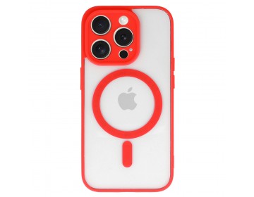 Acrylic Color Magsafe Case do iPhone 12 czerwony
