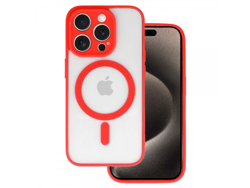 Acrylic Color Magsafe Case do iPhone 13 czerwony