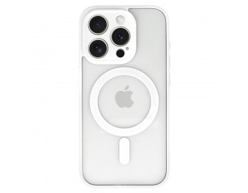 Acrylic Color Magsafe Case do iPhone 15 Pro biały