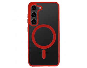 Acrylic Color Magsafe Case Samsung S24 czerwony