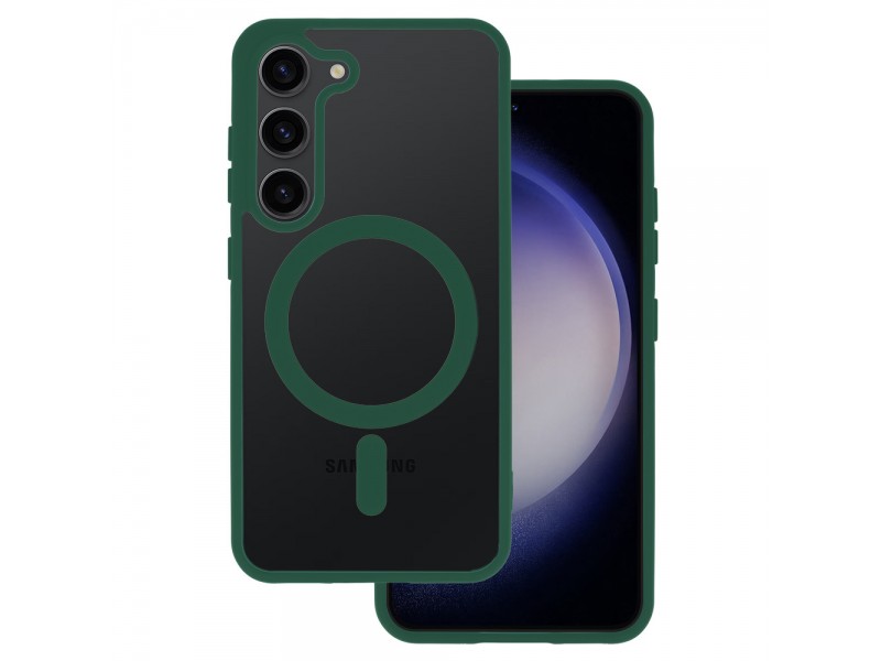 Acrylic Color Magsafe Case Samsung S24 zielony