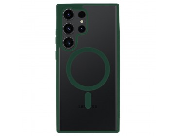 Acrylic Color Magsafe Case Samsung S24 Ultra zielony