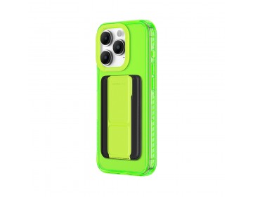 Amazing Thing Etui Titan Pro Neon Mag Etui Wallet Case IP156.1PTWGN do iPhone 15 Pro zielony z podstawką