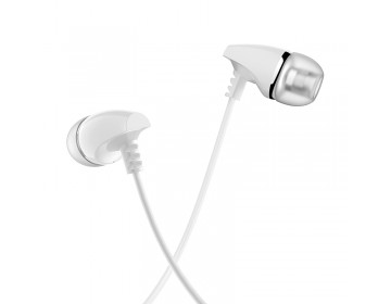 Borofone Słuchawki BM25 Sound Edge z mikrofonem białe