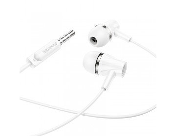 Borofone Słuchawki BM69 Universal z mikrofonem białe