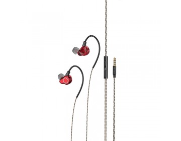 Borofone Słuchawki BM88 Sea z mikrofonem czerwone